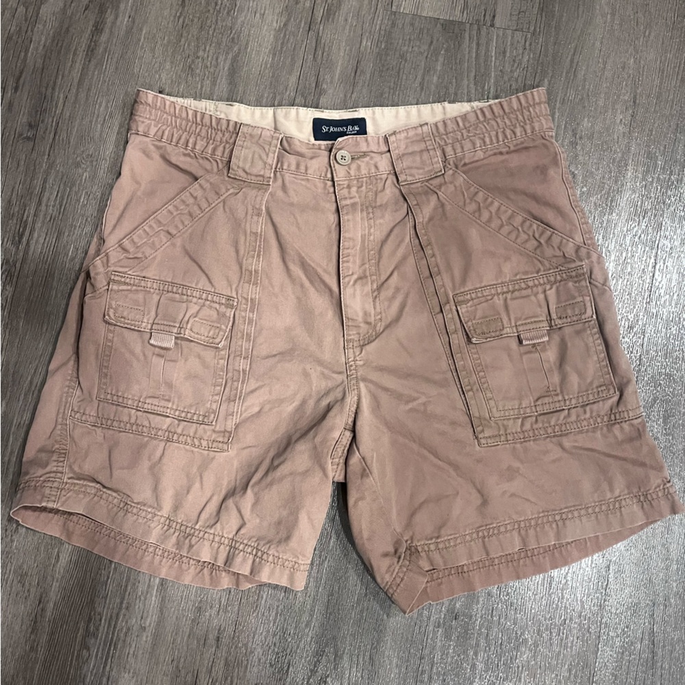St. John's Bay Men's Cargo Shorts in Dusty Mauve